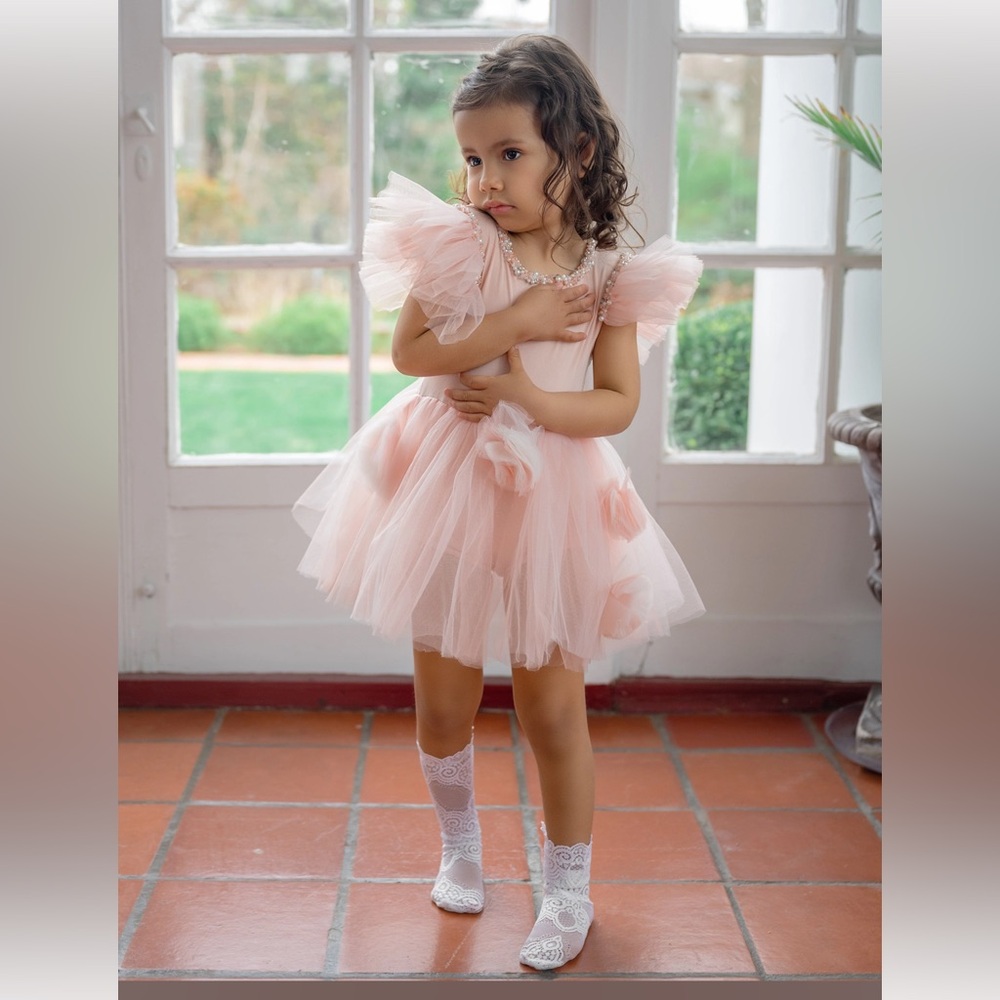 Petite Maison Kids Sugar Plum Leotard Tutu Dress